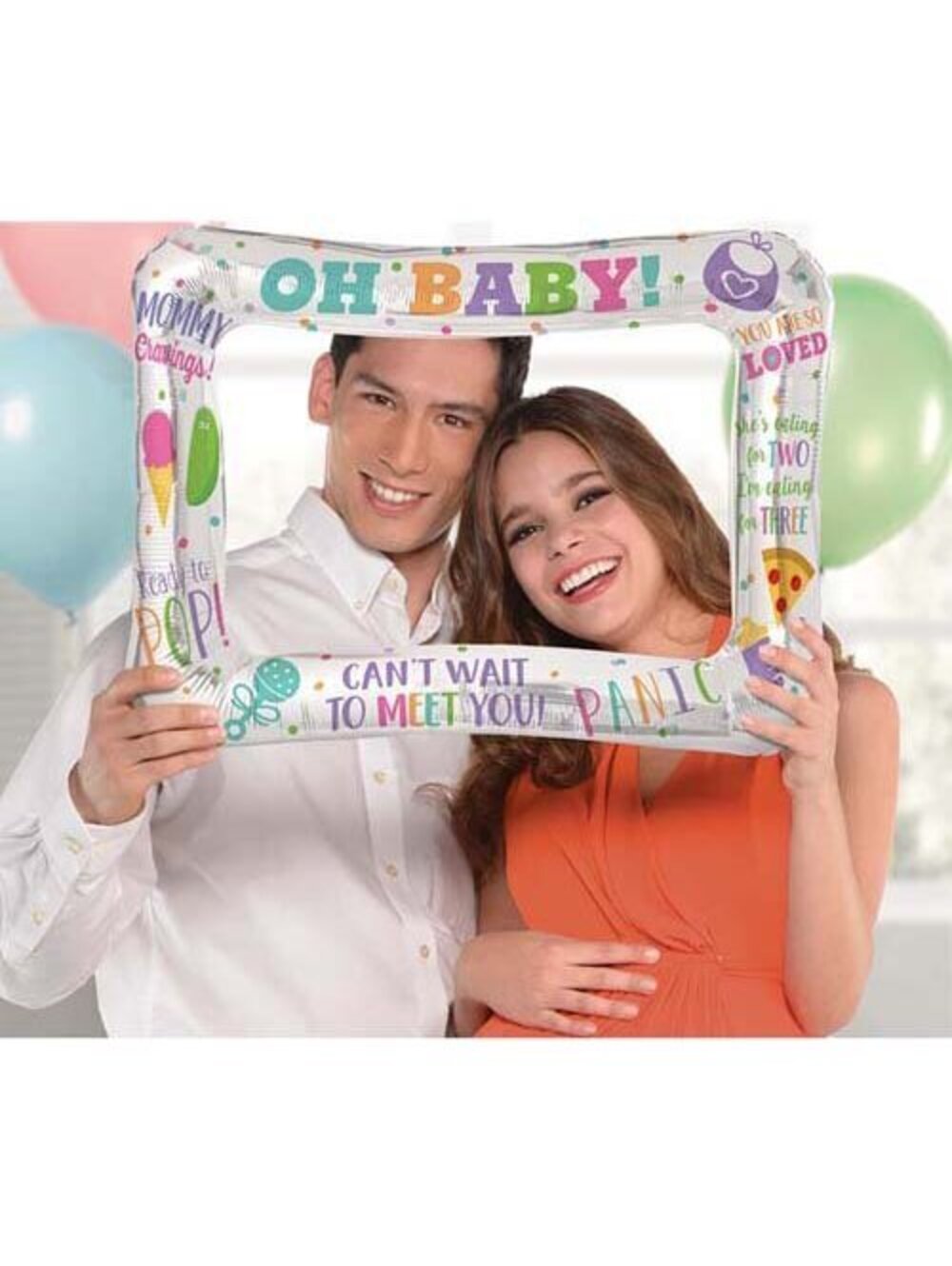 Baby Shower 'Ready to Pop' Inflatable Frame (1ct)